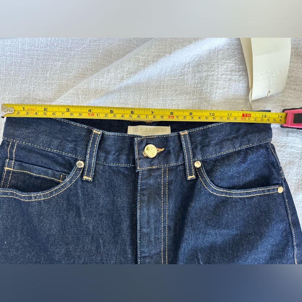 Ulla Johnson- The Genevieve Topstitch Nonstretch Jeans-size 27 - Picture 15 of 16